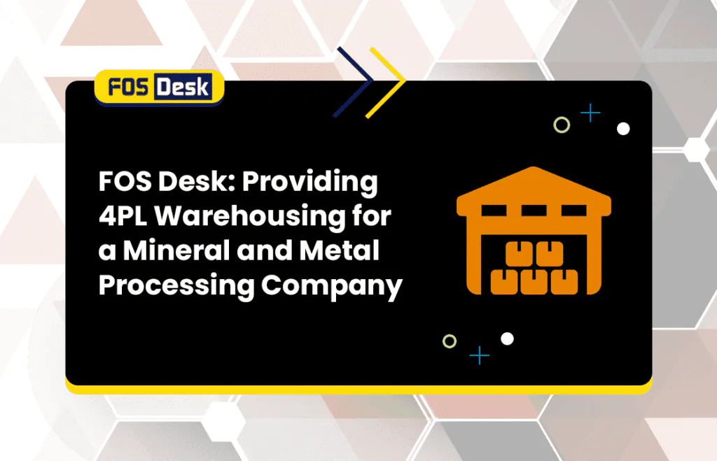 FOS Desk Providing 4PL Warehousing for Glencore Technology